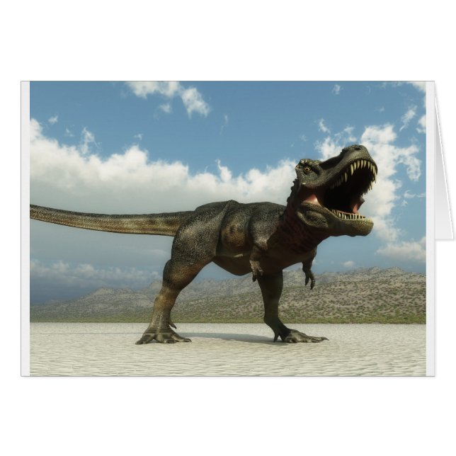 Cartão Tarbossauro (Frente Horizontal)