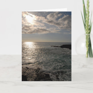 Cartão Tarde da tarde em Waianae