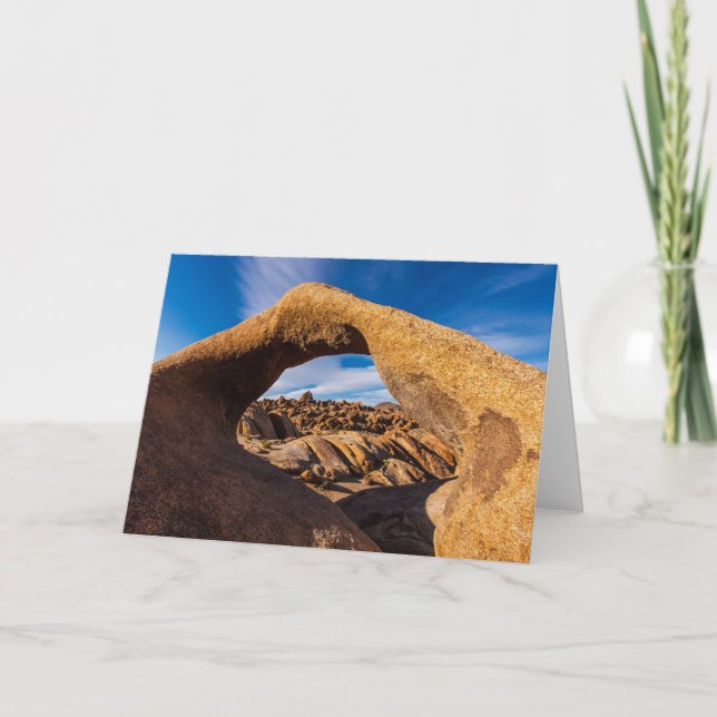 Cartão Tarde do arco de Mobius (Frente)