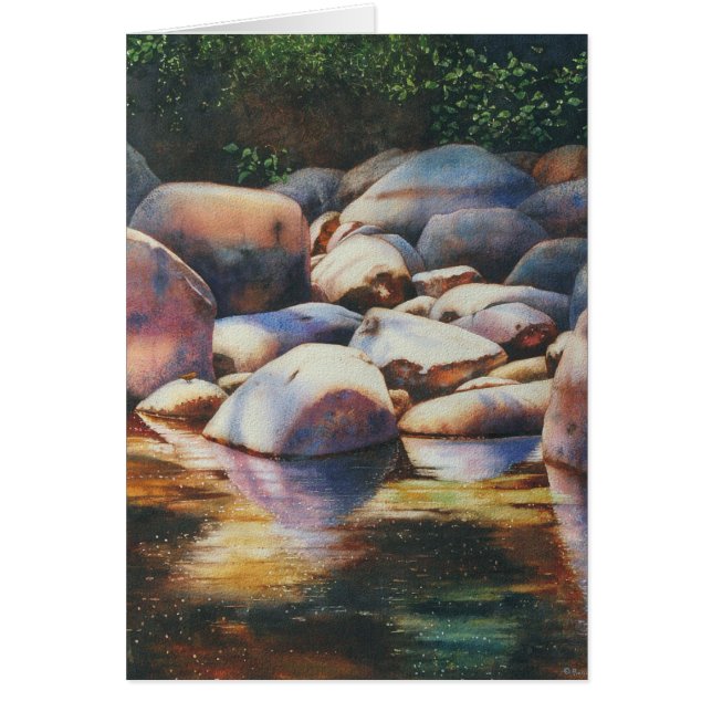 Cartão Tarde do verão (Frente)