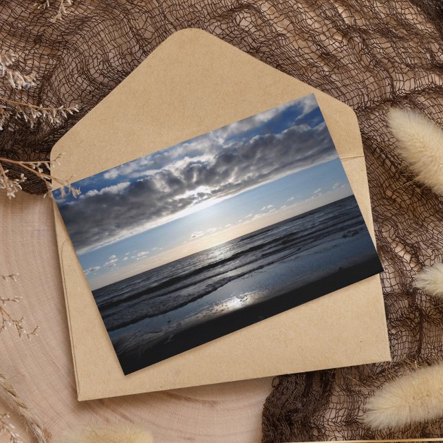 Cartão Tarde na praia (Criador carregado)