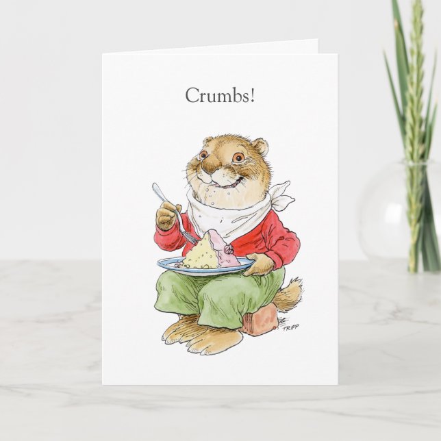 Cartão tardivo do Muskrat de Birthdat (Frente)