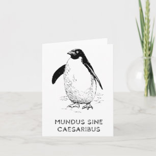 Cartão Tarifas Aplicáveis Aos Pinguins Ouviram A Ilha Eng