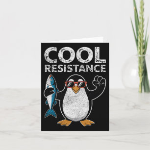 Cartão Tarifas de Pinguins de Resistência Legal e Sutil P