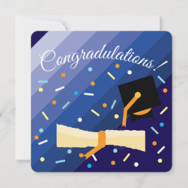 Cartão Tarjeta de felicitación plana