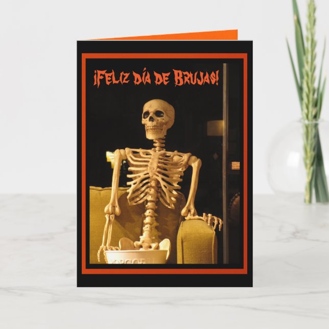 Cartão Tarjeta - día de Brujas de Feliz do ¡! (Frente)