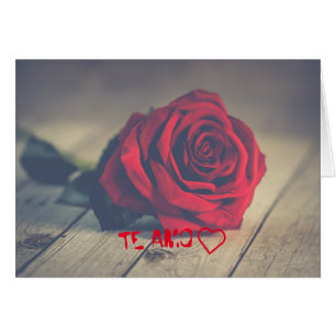 Cartão Tarjeta hermosa para dedicação