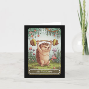Cartão Tarot Card Hedgehog Forongman Elevação