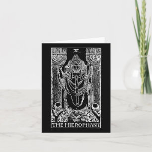 Cartão Tarot Card O Hierofante - O Presente Oculto Do Pap