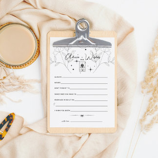 Cartão Tarot | Casamento | Cartão de Aviso para Ca