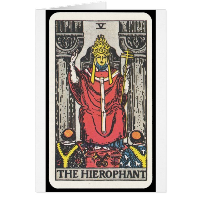 Cartão Tarot: O Hierophant (Frente)