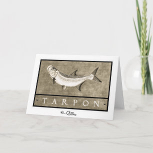 Cartão Tarpon Vintage Black & White Greeting & Note Cards
