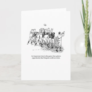 Cartão Tarquin e a oportunidade da foto