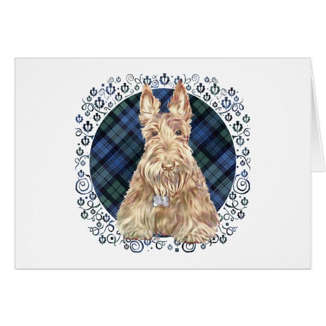 Cartão Tartan Black Watch (Frente Horizontal)