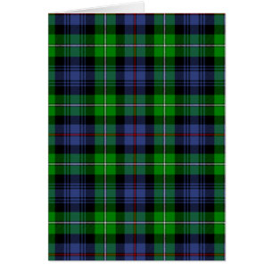 Cartão Tartan de MacKenzie (aka Tartan dos escoceses de