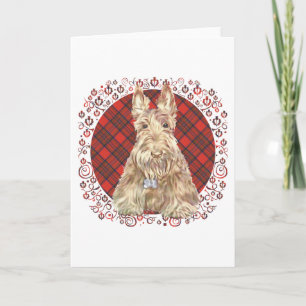 Cartão Tartan Scottie Trigo