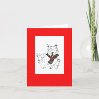 Cartão Tartan Scotty