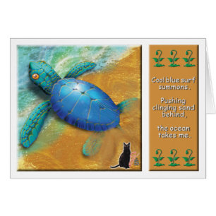Cartão Tartaruga de mar
