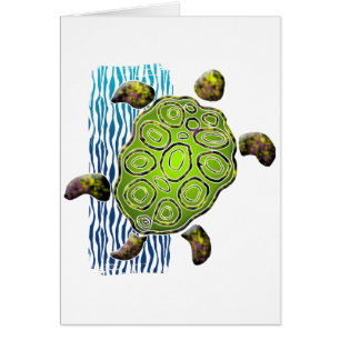 Cartão Tartaruga marinha