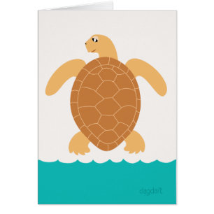 Cartão Tartaruga marinha