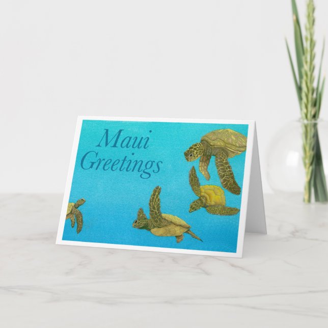 Cartão Tartarugas (Frente)