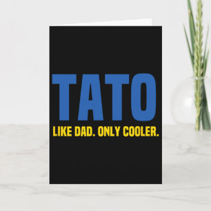 Cartão Tato ucraniano. Pai da Ucrânia. Pai