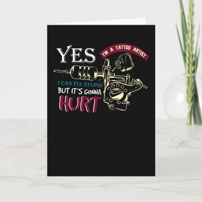 Cartão Tatuador (Frente)