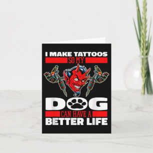 Cartão Tatuador de Cachorro Tatuador - Tatuador Tatuador 