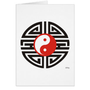 Cartão Tatuagem Yin & Yang