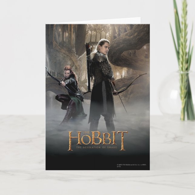 Cartão TAURIEL™ E LEGOLAS GREENLEAF™ Movie Poster 2 (Frente)