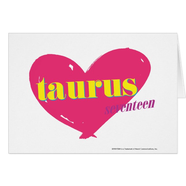 Cartão Taurus (Frente Horizontal)