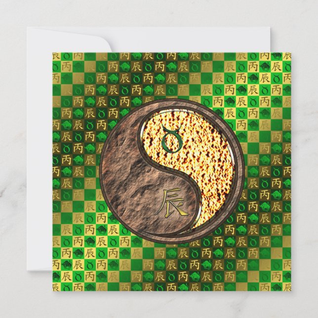 Cartão Taurus & Fire Dragon (Frente)