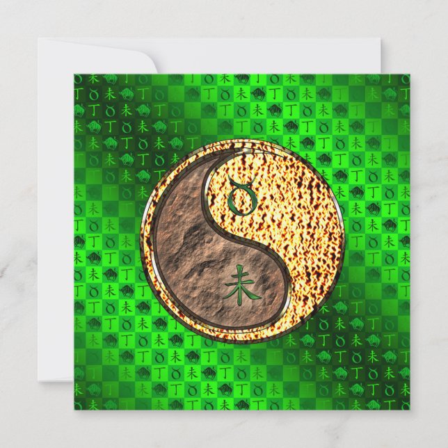 Cartão Taurus & Fire Goat (Frente)