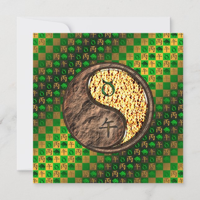 Cartão Taurus & Fire Horse (Frente)