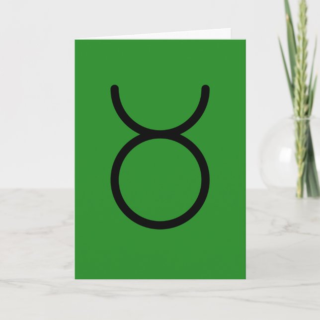 Cartão Taurus Greeting Card (Frente)