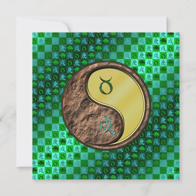 Cartão Taurus & Metal Dog (Frente)