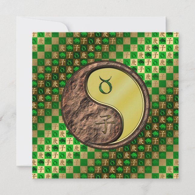 Cartão Taurus & Metal Rat (Frente)