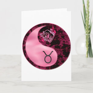 Cartão Taurus Yin Yand