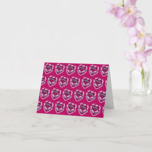 Cartão Taurus Zodiac Coquette Heart Cake