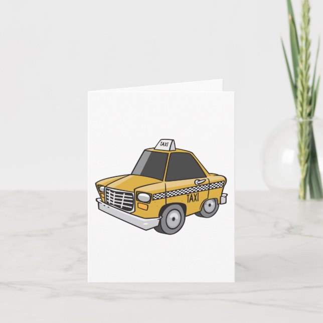 Cartão Taxi Amarelo (Frente)