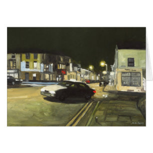 Cartão Taxi Cab, Cardiff, Wales, UK