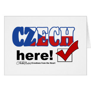 Cartão Tcheco aqui (luz)