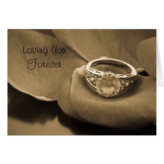 Cartão Te Amar Para Sempre (Frente Horizontal)