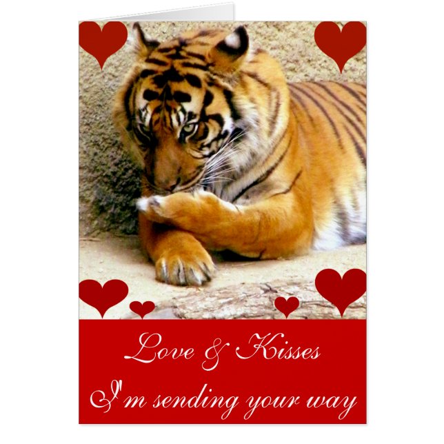 Cartão Te Amo. (Frente)