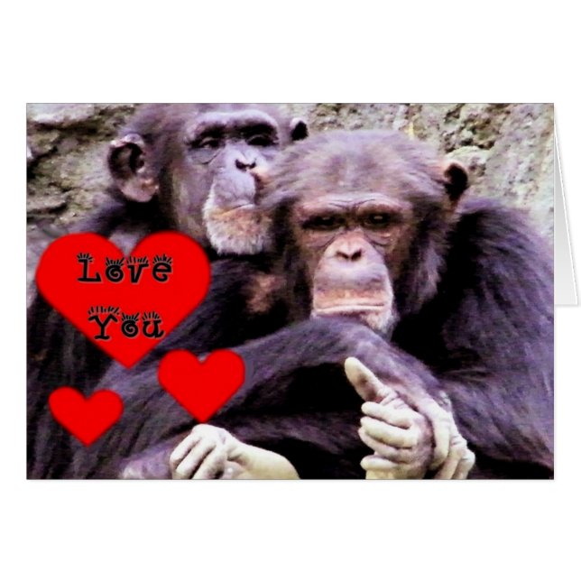 Cartão Te Amo. (Frente Horizontal)