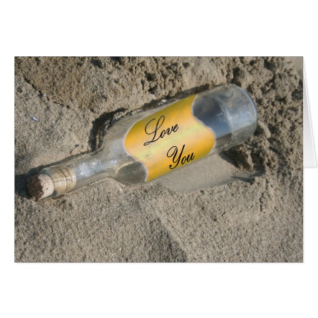 Cartão Te amo (Frente Horizontal)