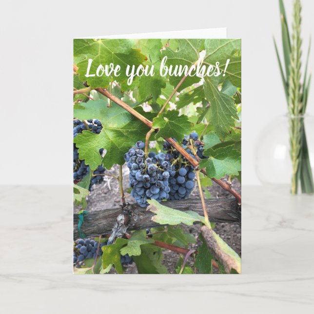 Cartão Te Amo, Bunches (Frente)