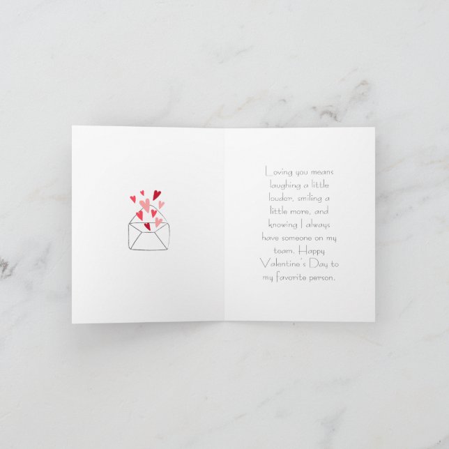 Cartão 'Te Amo' Parceiro(a) no Dia dos Namorados (Interior)