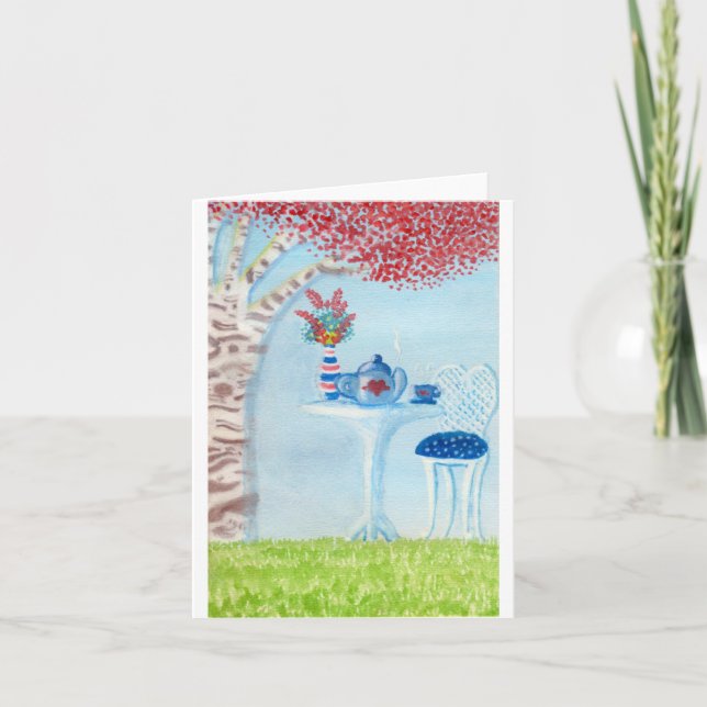 Cartão Tea party (Frente)