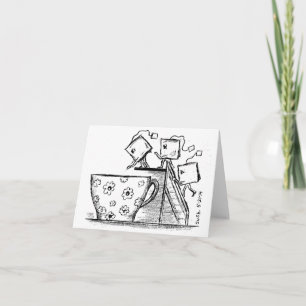 Cartão Teabags -- Note Card